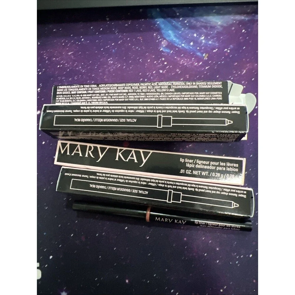 Lot Of 5 New In Box Mary Kay Twist Up Lip Liner ROSE #085797 Full Size